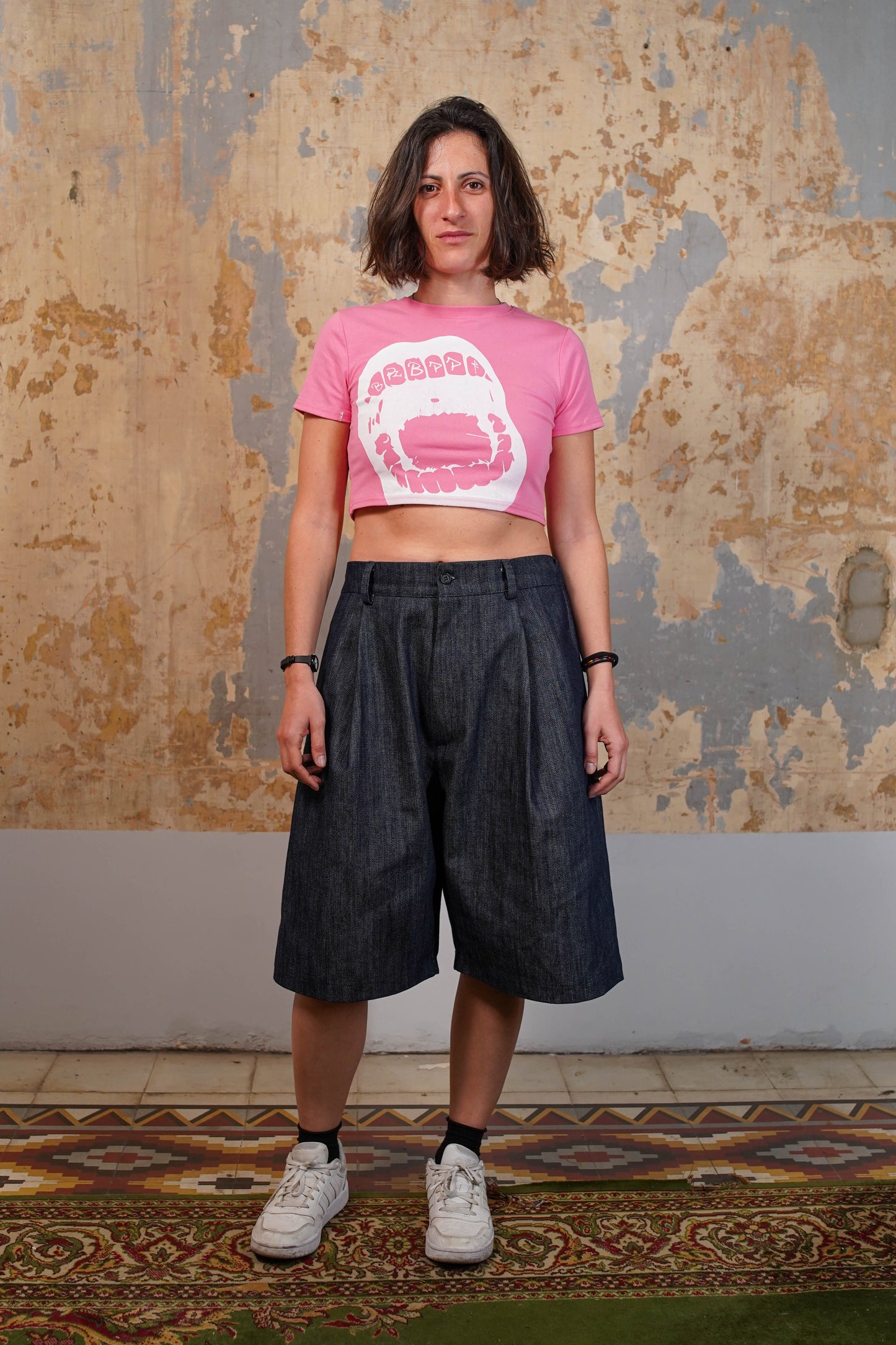 Raw indigo Frame shorts